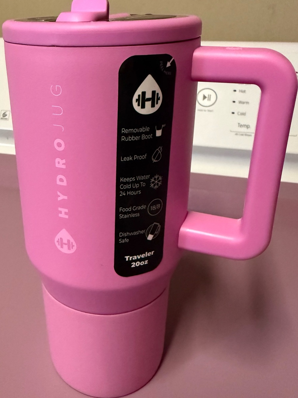 HydroJug Traveler 20oz (Taffy) NEW